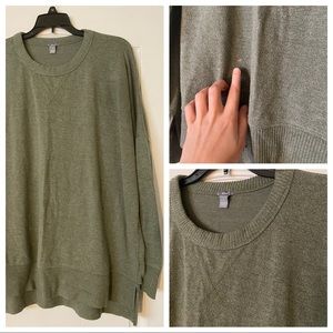 Aerie sweatshirt - green - size small